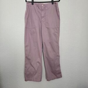 Madewell Women's Size 31 Wide‎ Leg Carpenter Pants Trousers Pink